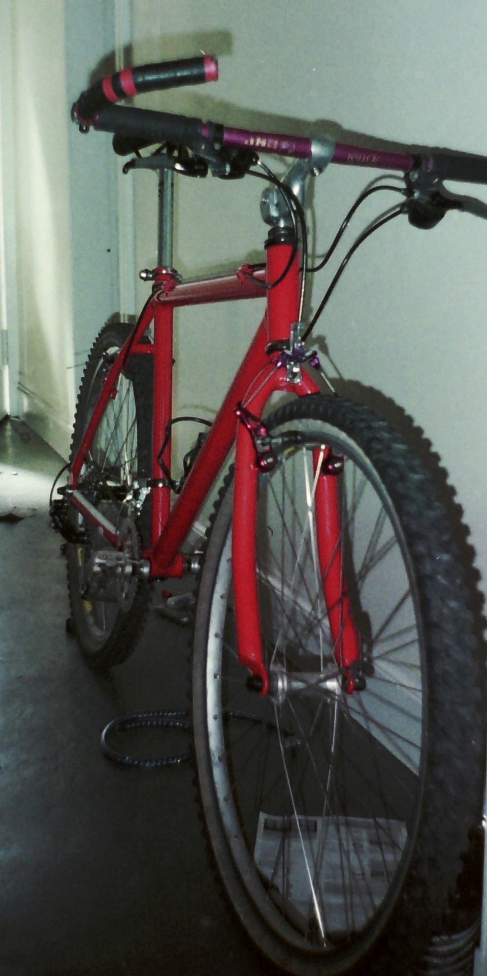 Red Bike From Front