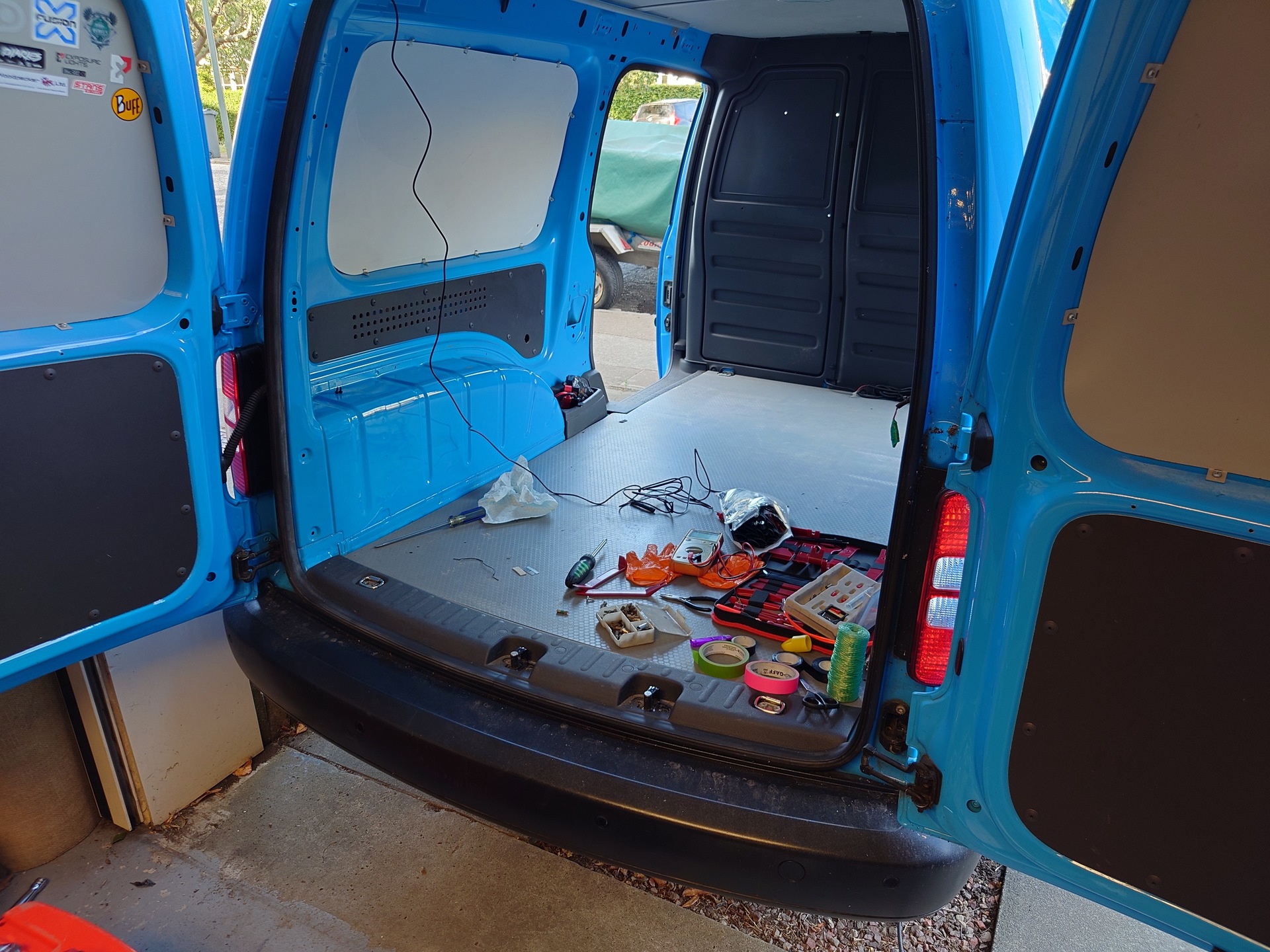 Wiring at the Rear
